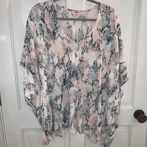 Buddy Love Snakeskin Tunic size M/L